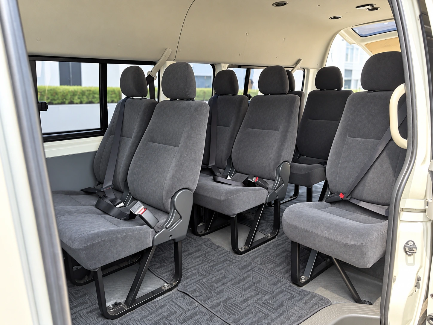 Toyota HiAce / Large Van — Passenger cabin